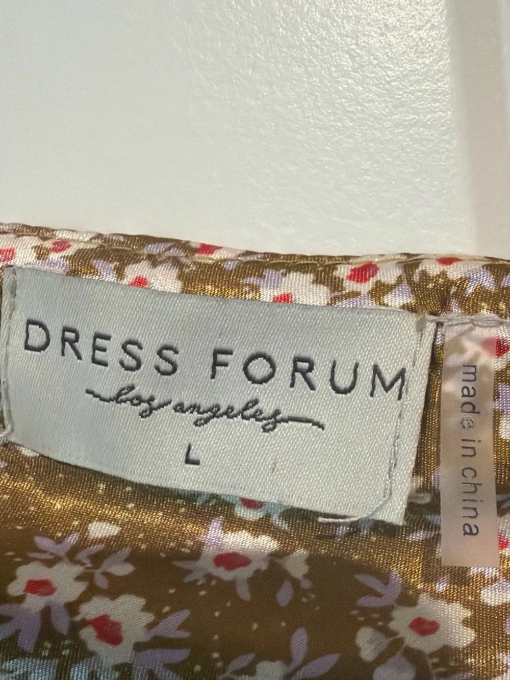 Olive Green Floral Slip Dress with Tie Straps